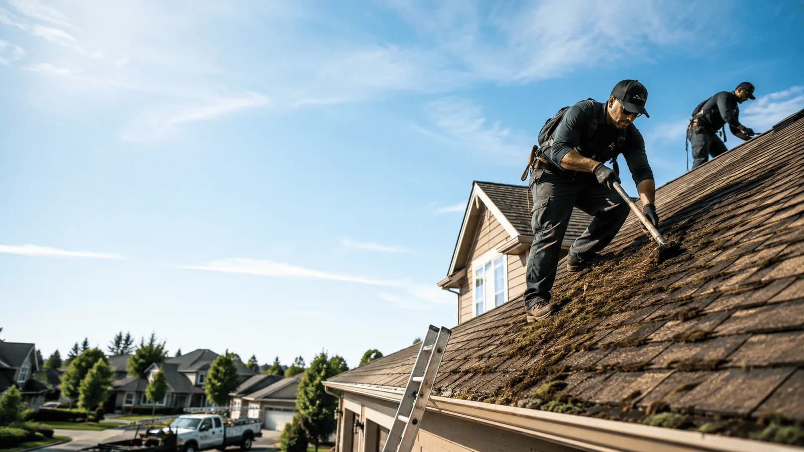 Roof Moss Removal in West, MS near me